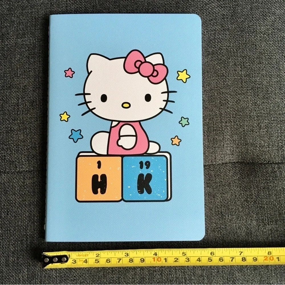 Hello Kitty “HK” Notebook, Blue, 80 lined pages